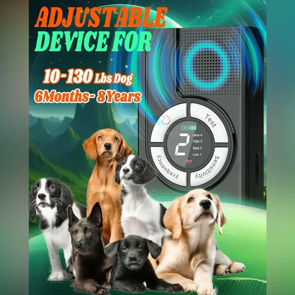 Anti Barking, Rechargeable Ultrasonic Dog Barking Deterrent Device for Dogs -NWT